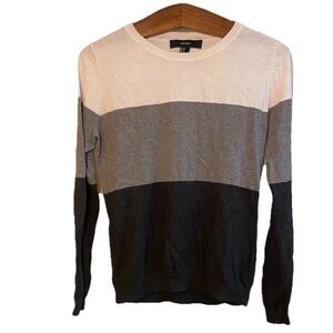 Forever 21 Women's Crewneck Sweater - Black, Gray, and White